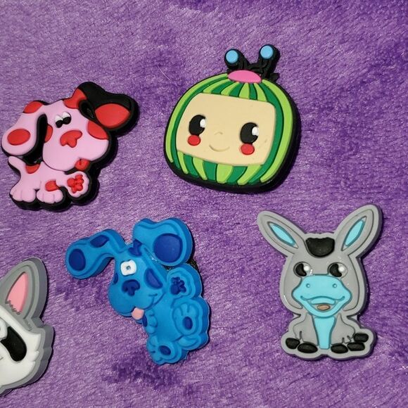9 Blues Clues Cocomelon Ghostbusters Teddy Bear Donkey Crocs Jibbitz Shoe Charms - Picture 4 of 4